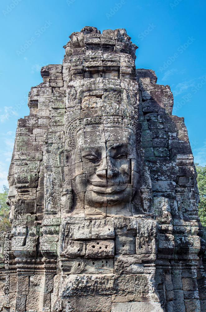 The Faces of The Bayon Temple, Siem Reap, Cambodia