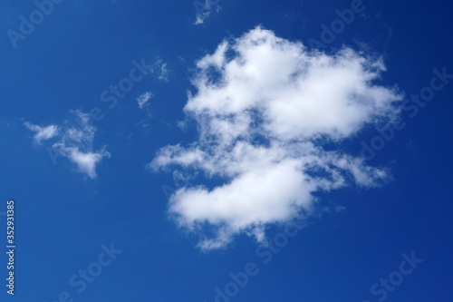 Blue sky with clouds background