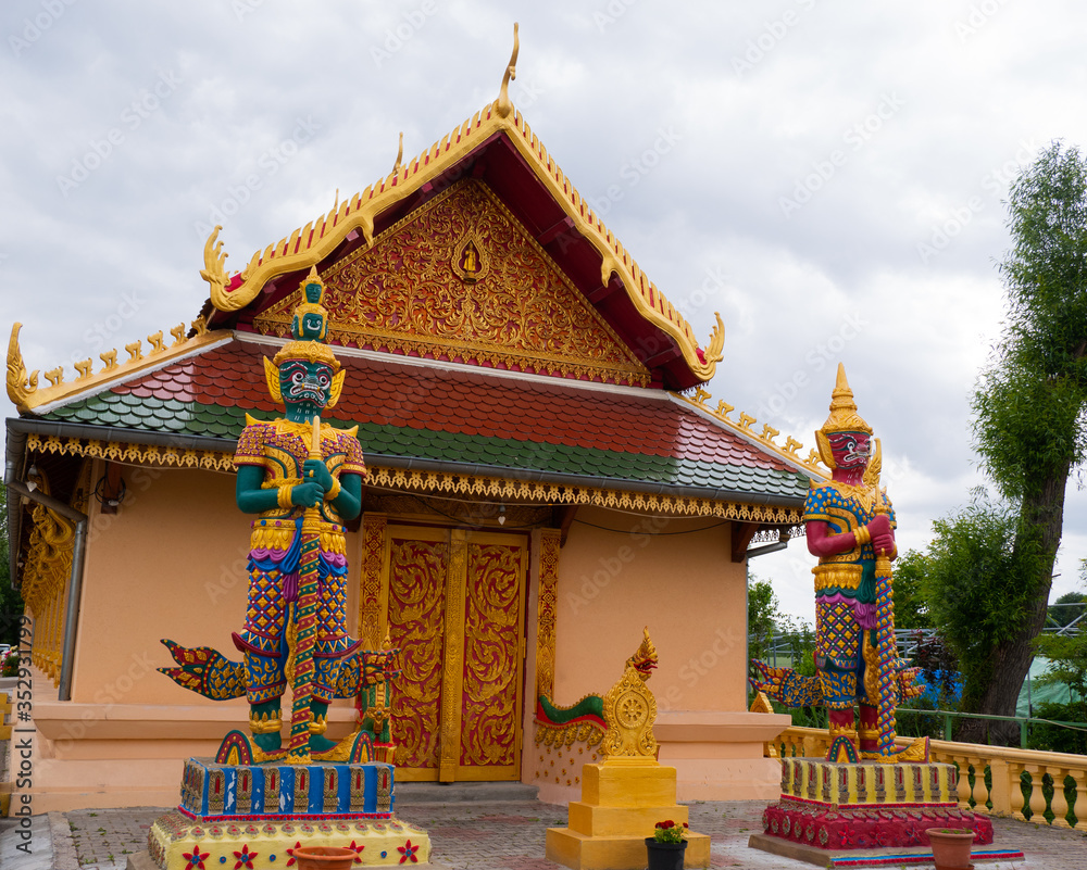 Naklejka premium Temple Bouddhiste