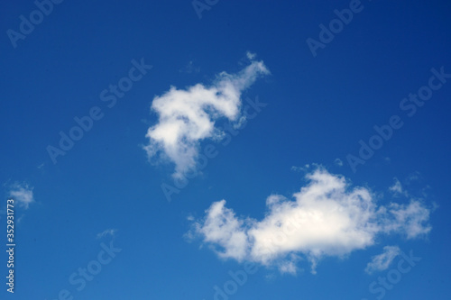 Blue sky with clouds background