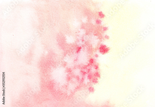 Hand drawn watercolor abstract background