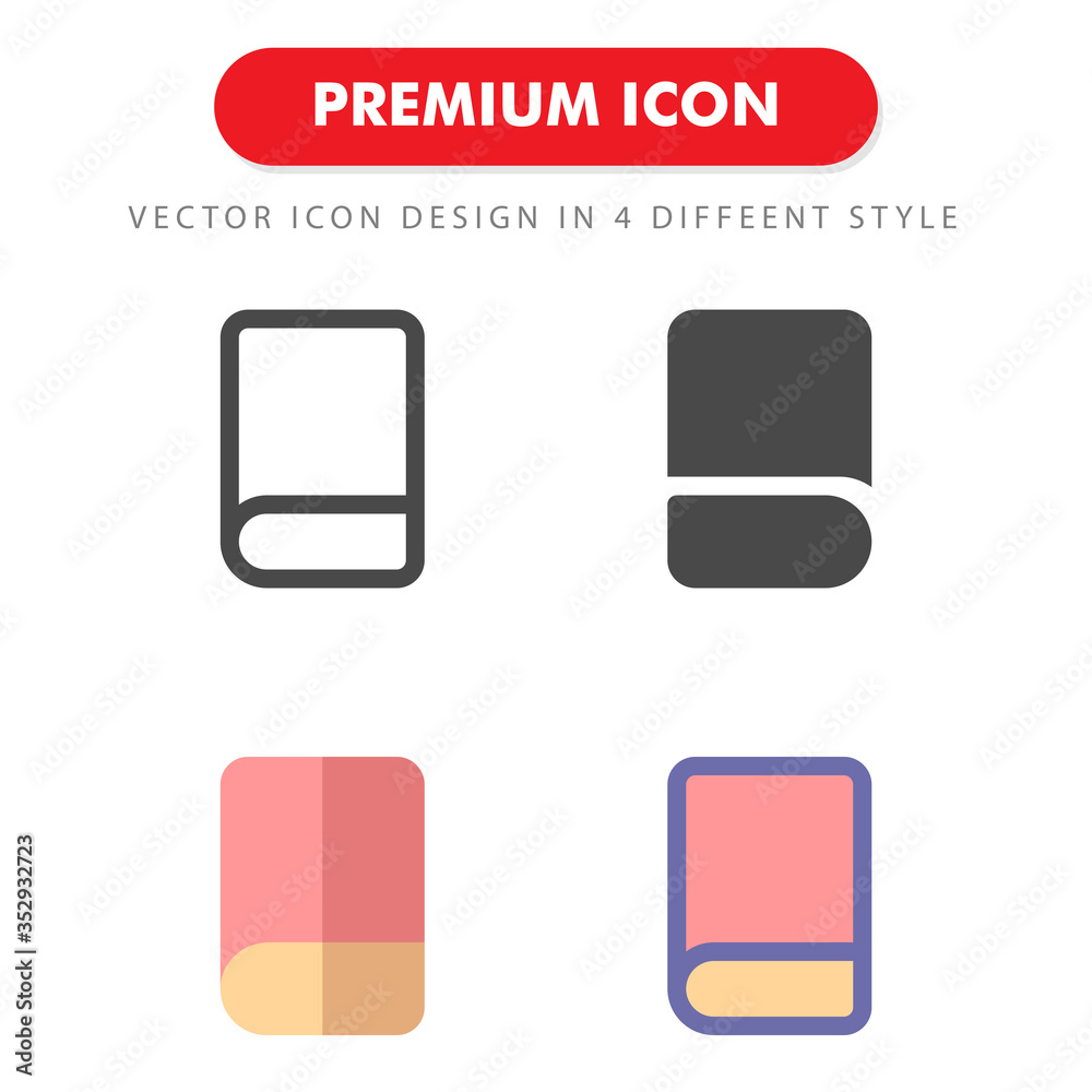 book icon pack isolated on white background. for your web site design, logo, app, UI. Vector graphics illustration and editable stroke. EPS 10.