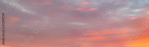 red sky and clouds panorama © Tor Gilje
