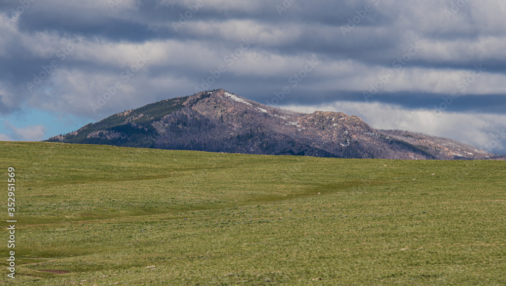 Fototapeta premium mountain landscape with clouds