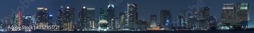 San Diego skyline night panorama © EG Images