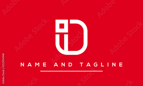 Alphabet letters monogram icon logo IO or OI