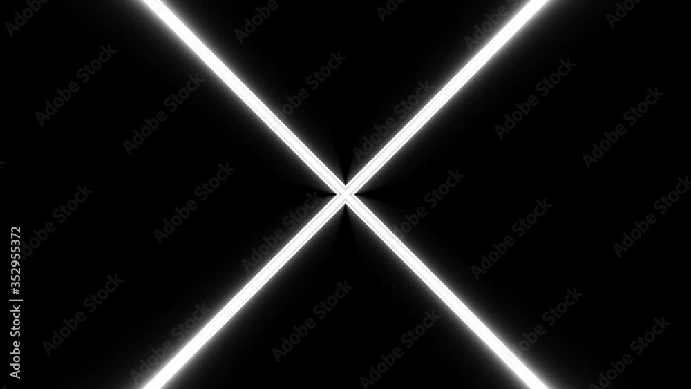 Abstract CGI motion background with expanding/collapsing cross lines ...