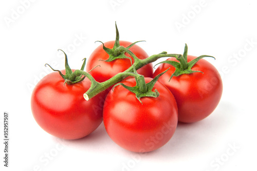 tomatoes isolated on white background