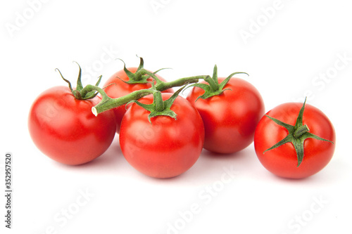 tomatoes cherry isolated on white background