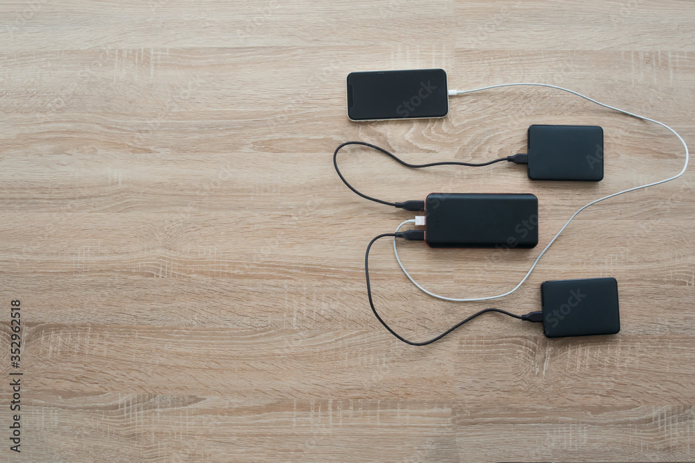 External devices connected. Technology and network concept. External devices connected. Technology and network concept.