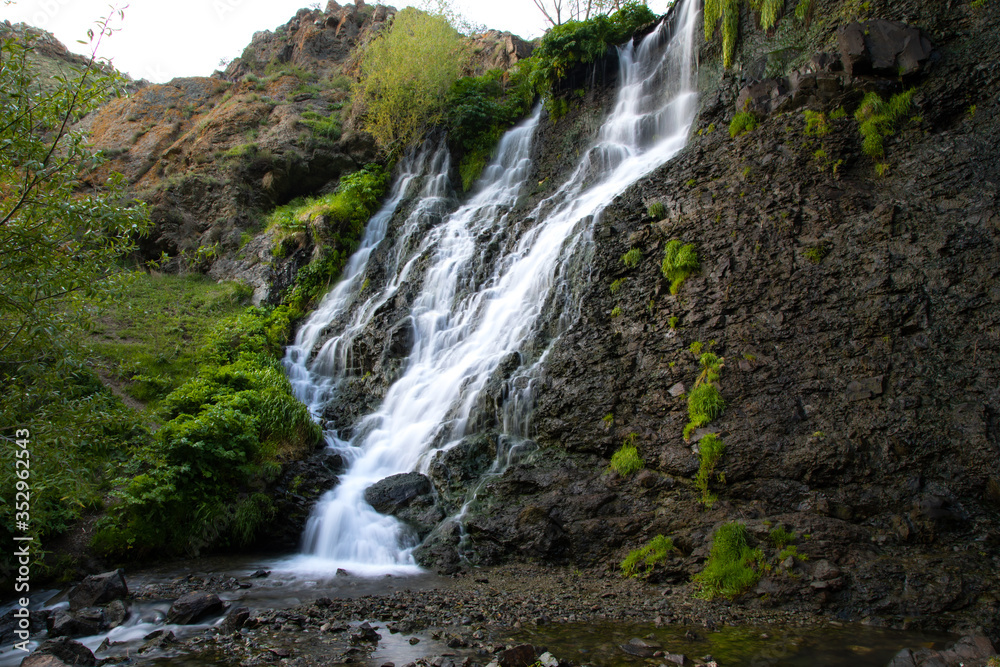 Shaki Waterfall in Armenai Shaki Waterfall in Armenai