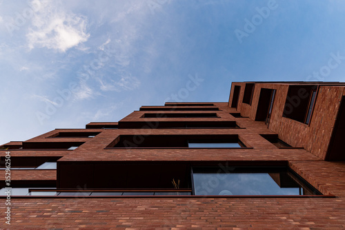 Photography Detail of a new building at Oslobukta, Oslo, Norway.