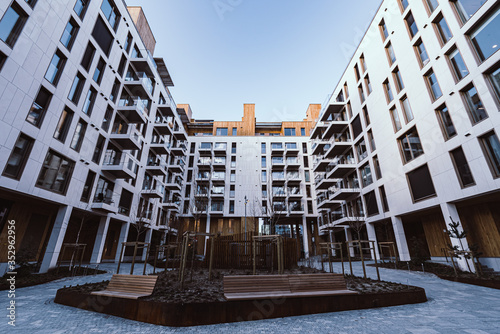 Photography New residential building at Oslobukta, Oslo, Norway.