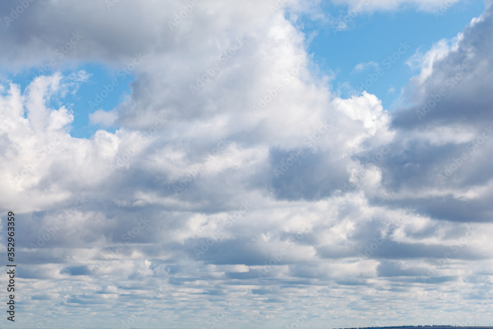 Beautiful clouds movement on the sky, white clouds background Beautiful clouds movement on the sky, white clouds background