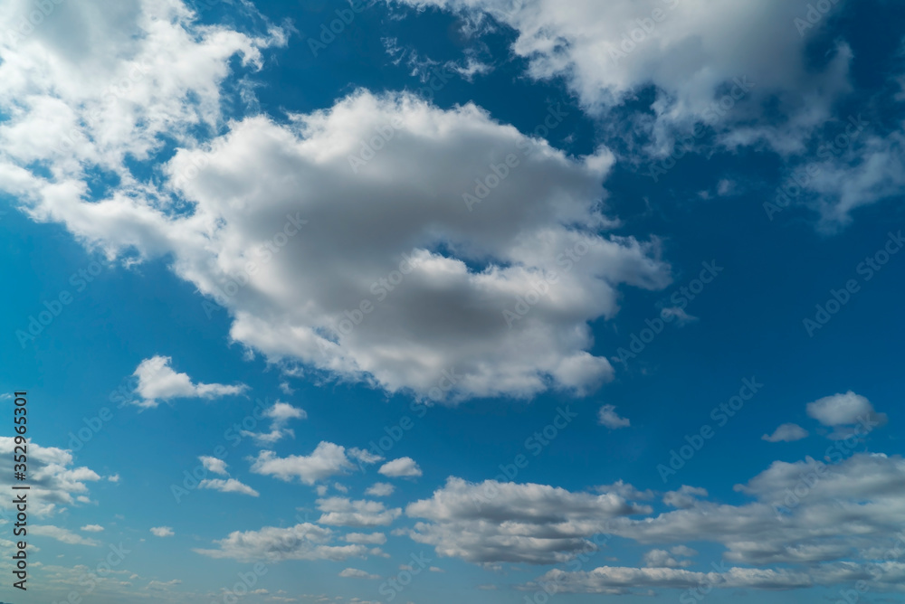 Light clouds in the blue sky during the day. Light clouds in the blue sky during the day.