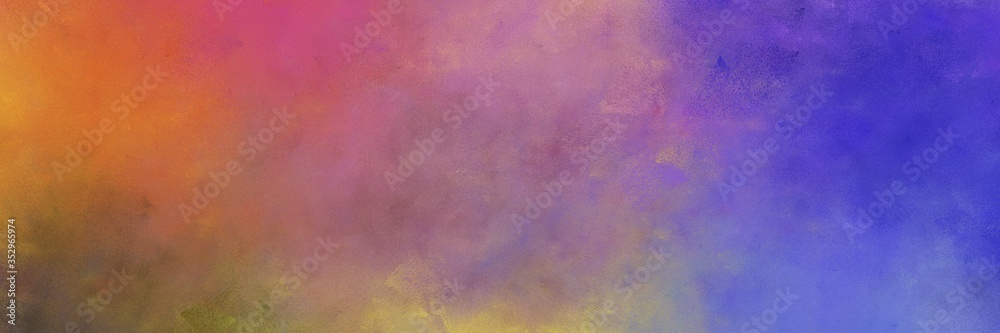 beautiful abstract painting background texture with antique fuchsia, sienna and dark slate blue colors and space for text or image. can be used as header or banner