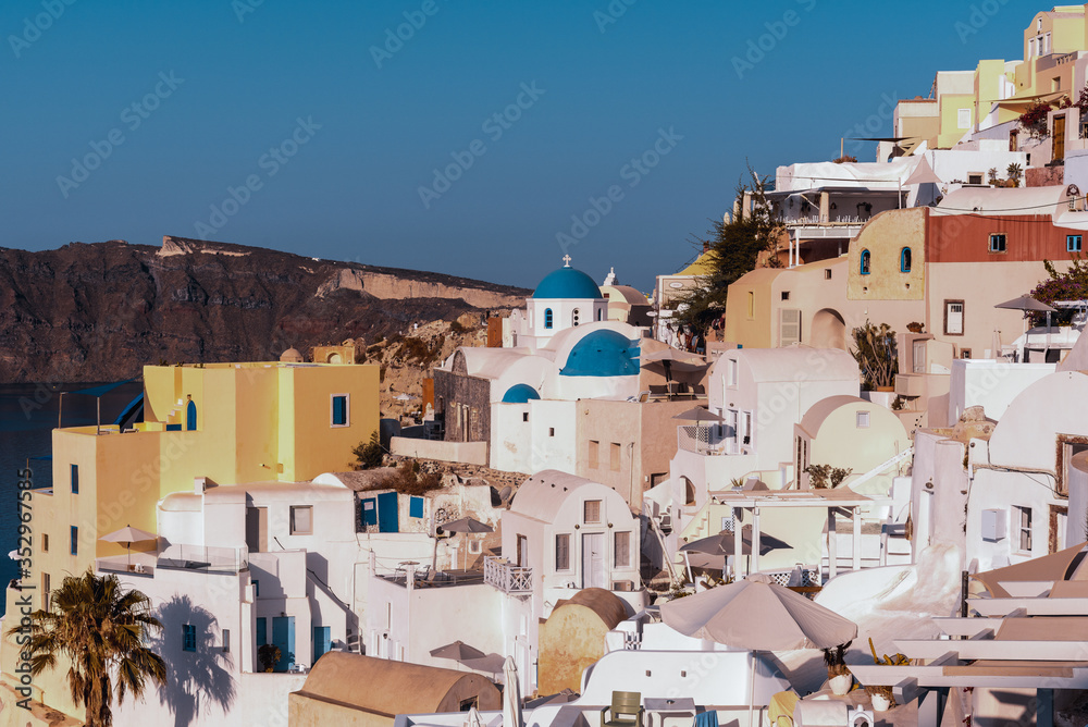 Beautiful santorini, this is a volcano island in Greece Beautiful santorini, this is a volcano island in Greece