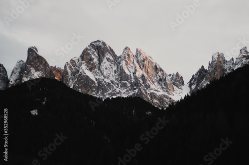 snow covered mountain