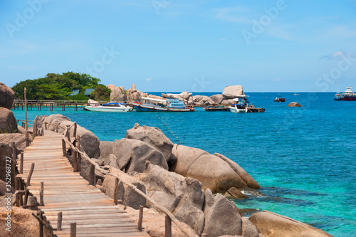 Koh Phangan island in Thailand, sea view