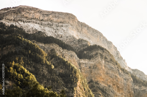 rock formation in the mountains