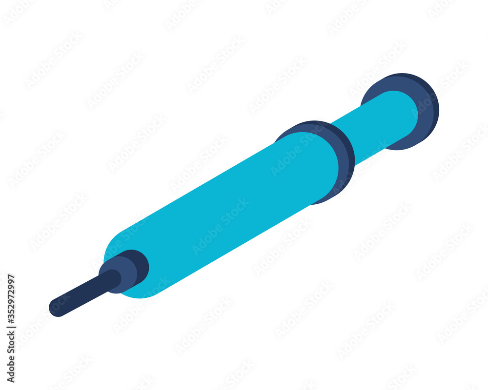 injection syringe medical isometric icon injection syringe medical isometric icon