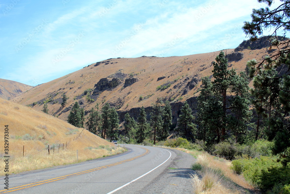 road in the mountains