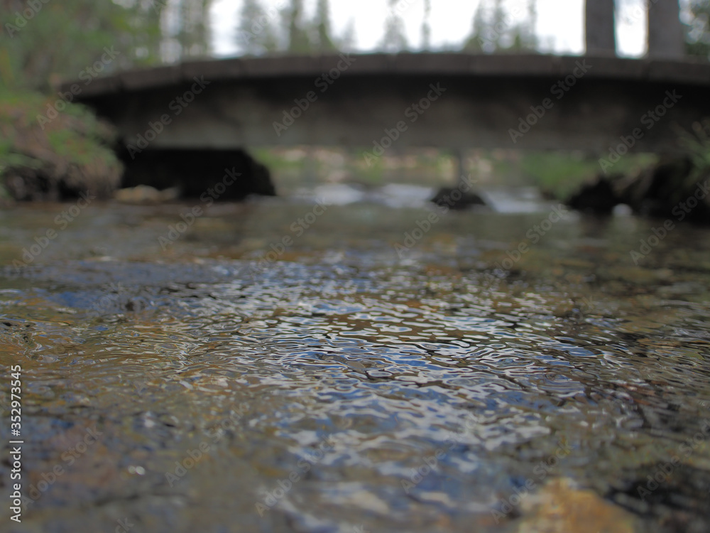 Fototapeta premium water trickle creek