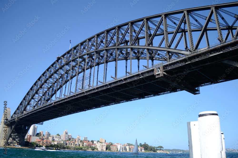 Fototapeta premium A majestic bridge in Sydney