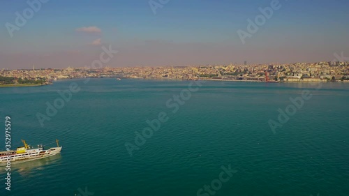 Wallpaper Mural Maiden's Tower also known as Leander's Tower Aerial view From Istanbul. Torontodigital.ca