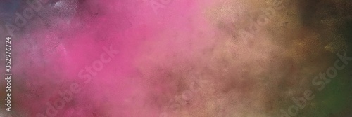 beautiful mulberry , dark slate gray and old mauve colored vintage abstract painted background with space for text or image. can be used as horizontal background texture