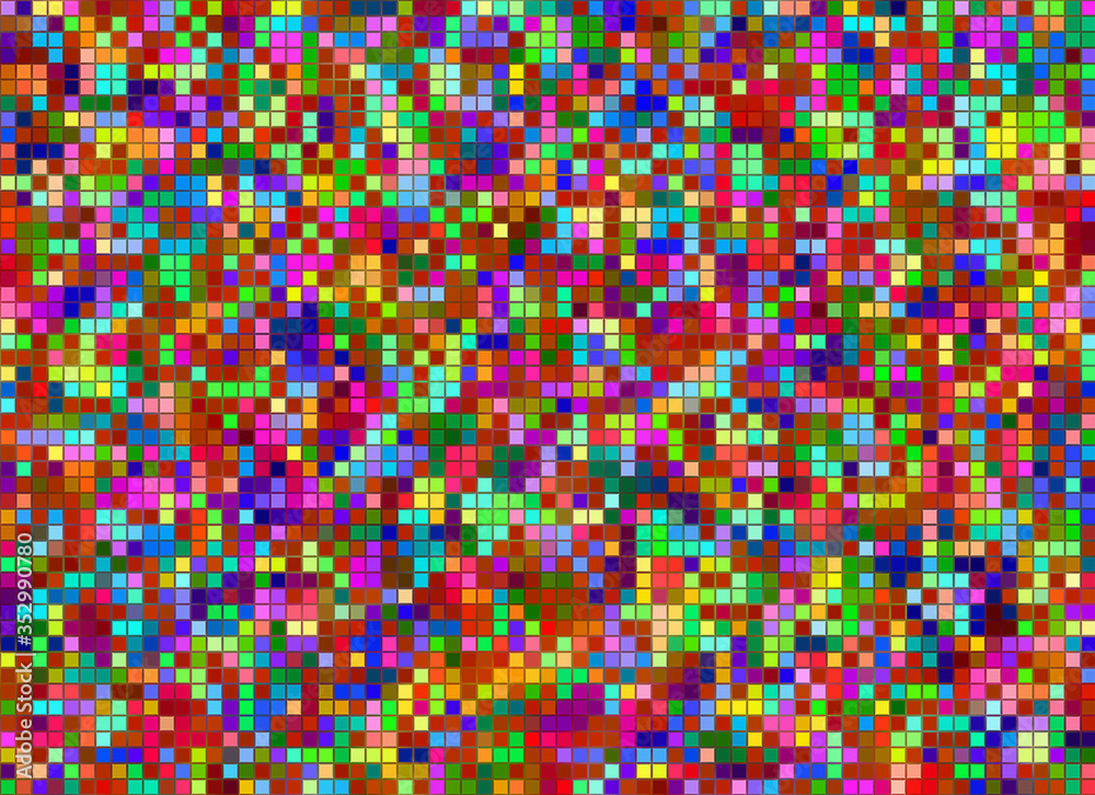 colorful mosaic background from square shapes colorful mosaic background from square shapes
