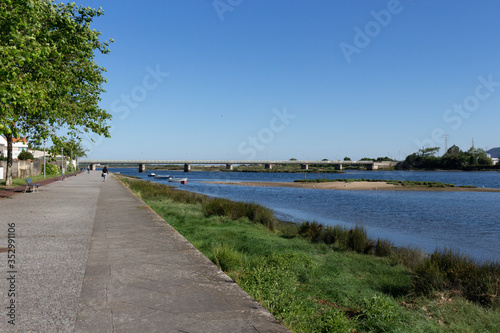 The Fão metallic bridge, known as D. Luís Filipe Bridge, is a bridge in Portugal at Fão, Esposende. It is located in Braga District, crossing the Cávado River. © An Instant of Time