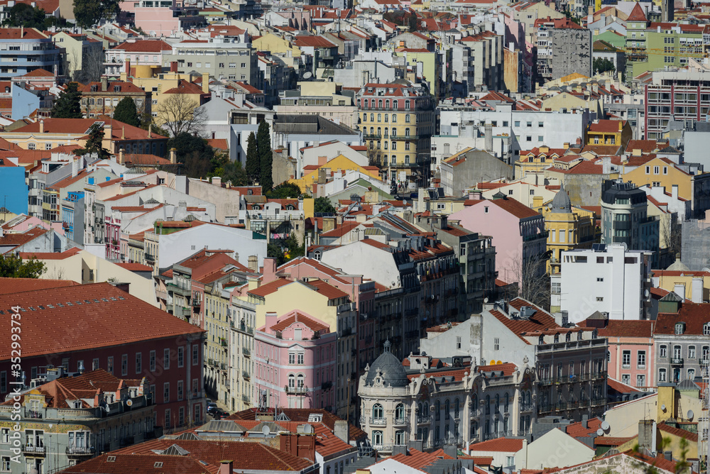 buildings of Lisbon (Portugal-Europe)