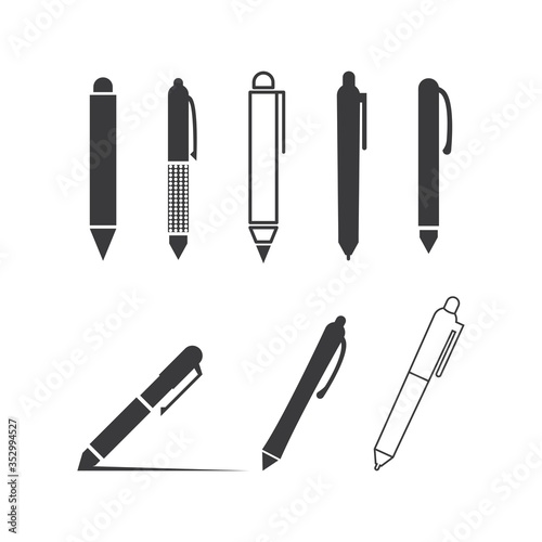 Pen icon illustration vector