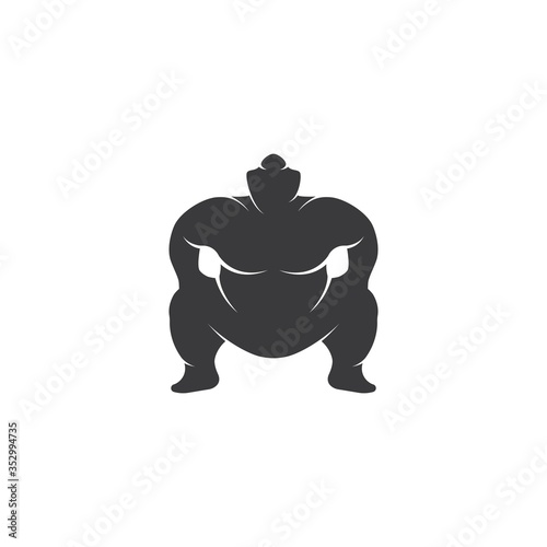 Sumo fighter character illustration photo