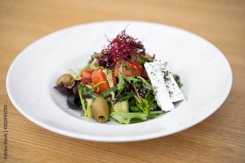 close up of a beautiful gourmet serving of a delicious meal in a restaurant close up of a beautiful gourmet serving of a delicious meal in a restaurant
