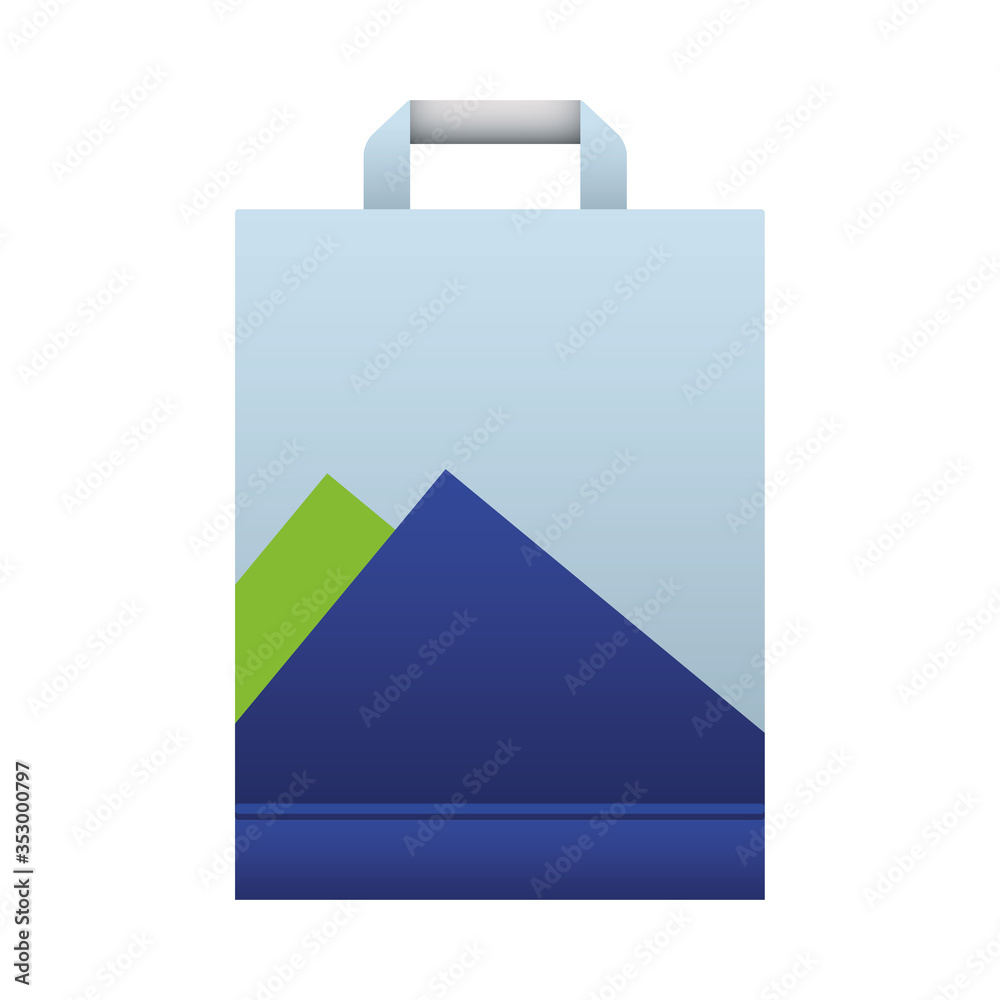 shopping bag with stationery template shopping bag with stationery template