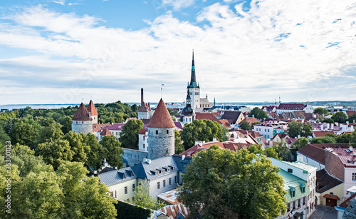 Tallin, Estonia, Rooftops, Cityscape, Church, Europe, Vacation, Quaint City, City, 