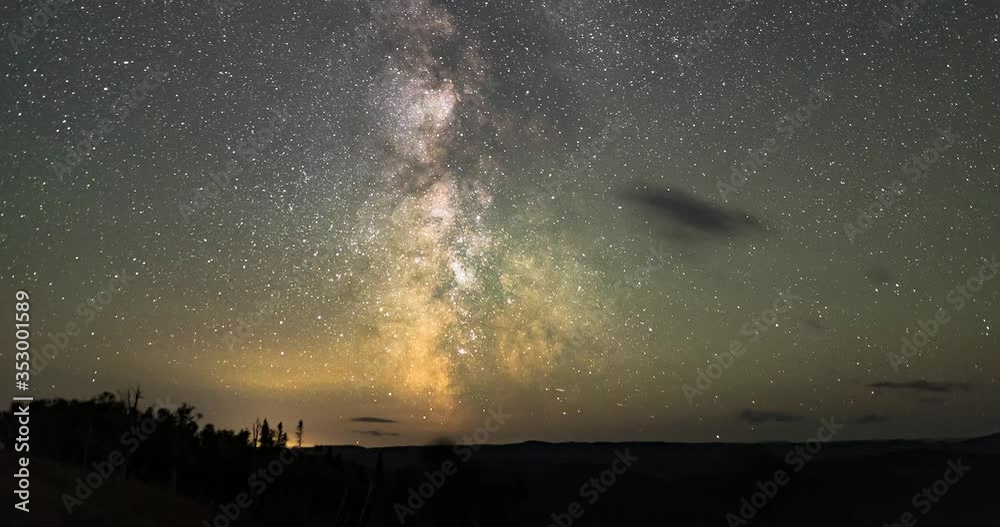 Gros Morne National Park, Newfoundland, Canada. Milky Way time lapse from the highest highway viewpoint in the park. Includes 2 versions - 1 stationary, 1 with a digital tilt up using full res of img. Gros Morne National Park, Newfoundland, Canada. Milky Way time lapse from the highest highway viewpoint in the park. Includes 2 versions - 1 stationary, 1 with a digital tilt up using full res of img.