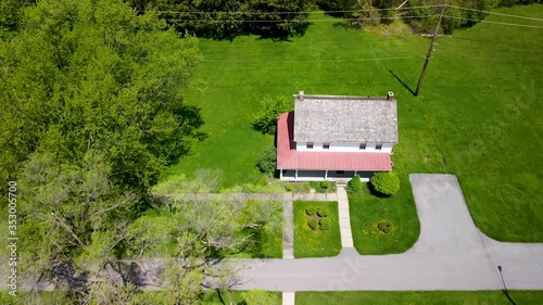 Aerial view of Harriet Tubman House in Auburn, New York photo