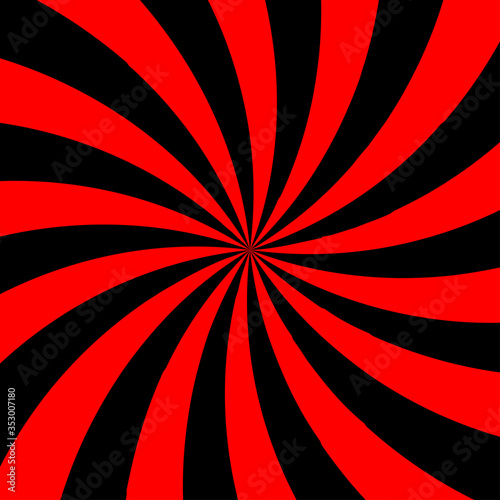 An abstract retro swirl shaped sunburst background image.