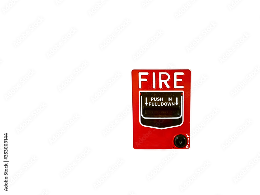 Fire alarm system notifier. Bell warning equipment for use when on fire