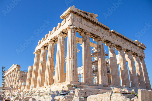The Parthenon o Acropolis Athens Greece
