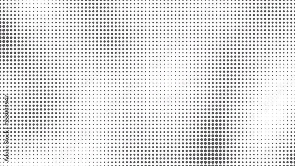 Abstract halftone motion background. Moving squares seamless loop