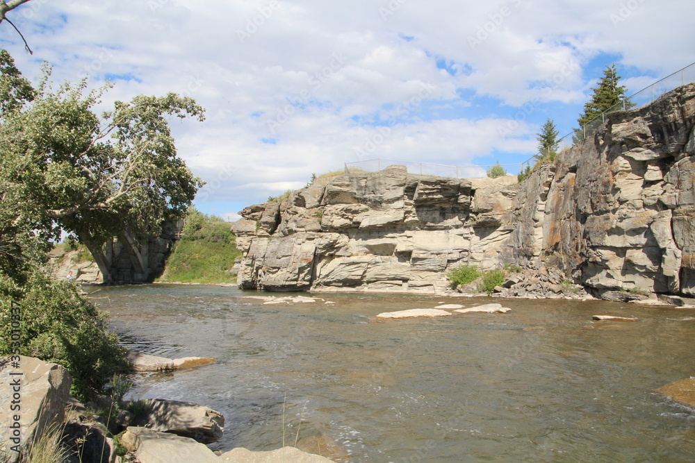 Walking Along The Crowsnest River, Alberta