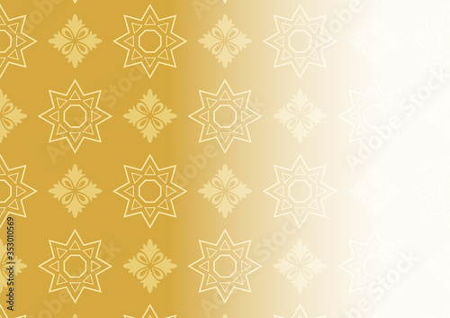 Background pattern with floral elements