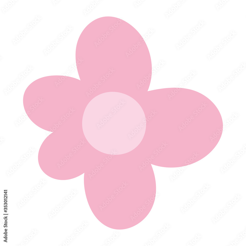 Isolated flower icon vector design Isolated flower icon vector design