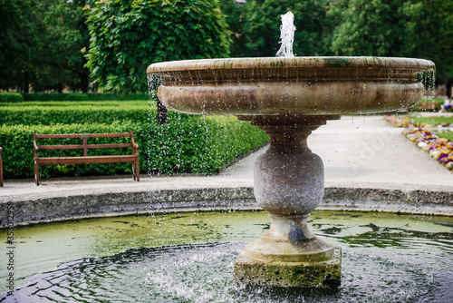 The Hofgarten is a garden in the center of Munich, Bavaria, Germany. photo