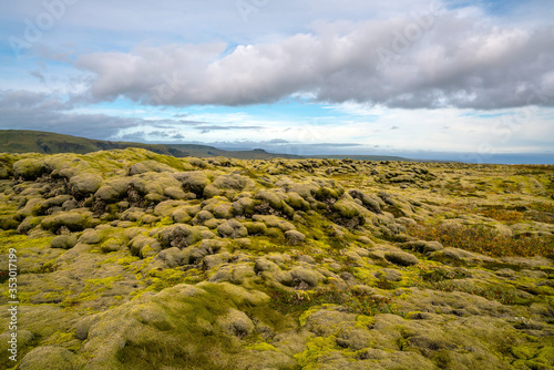 Iceland beautiful landscape, Icelandic nature landscape.