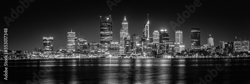 Black and White Perth Panorama
